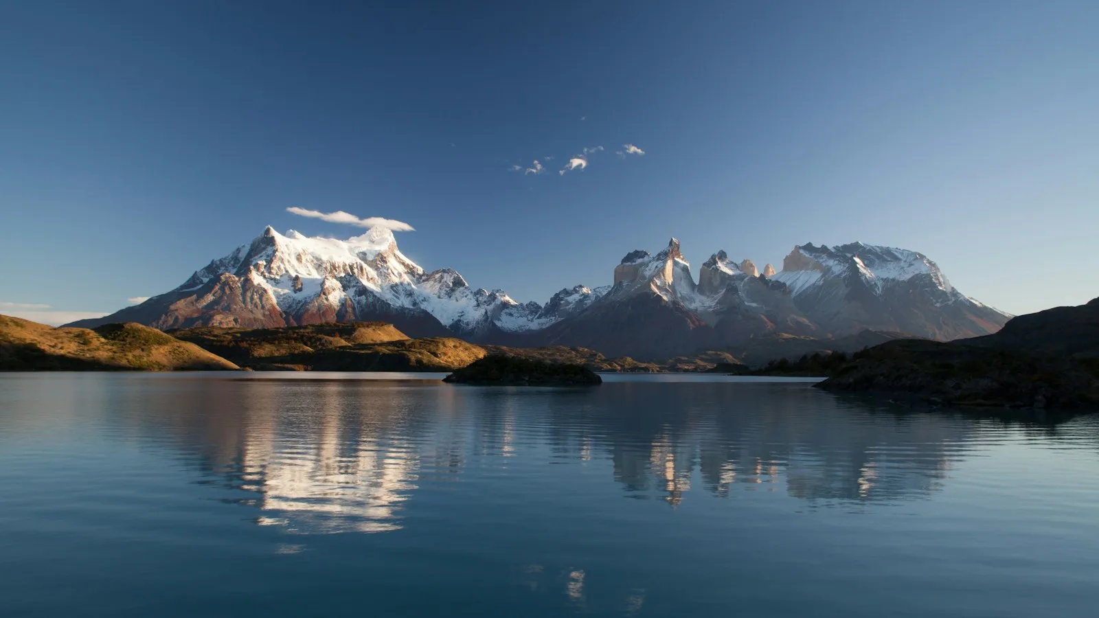 Paysage du Chili avec la cordillère des Andes